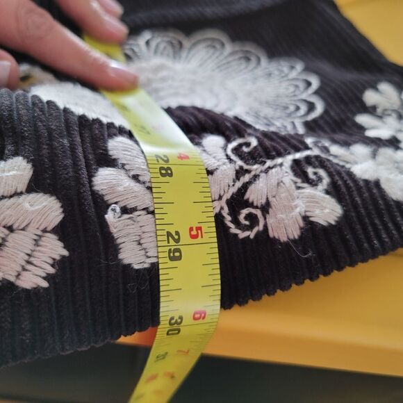 RARE anthropologie elevenses peacock corduroy - Picture 11 of 16